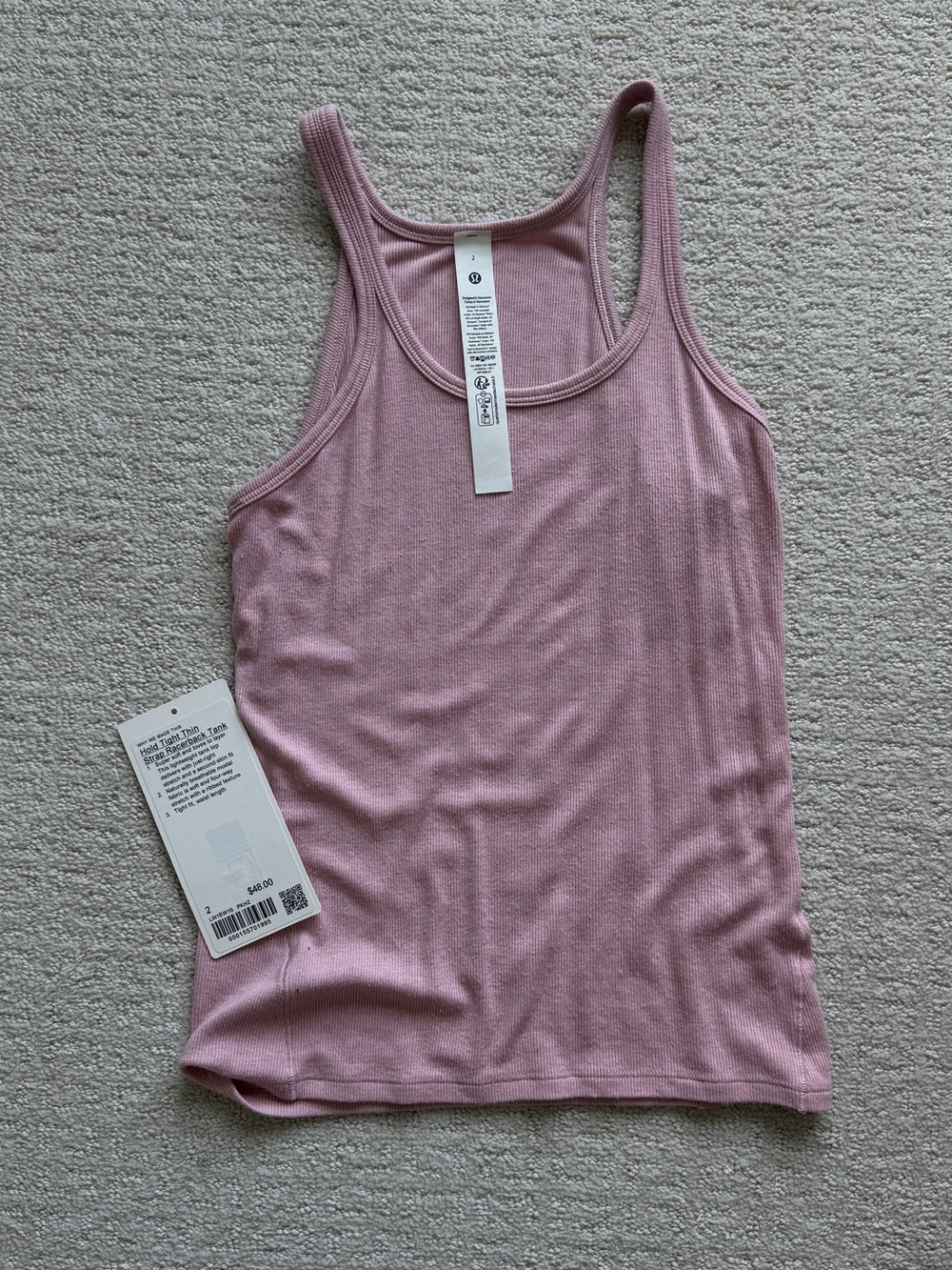 lululemon hold tight thin strap Racerback tank